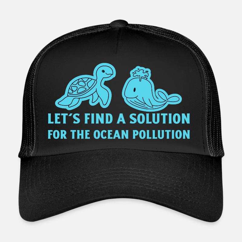 Marine Conservation - Trucker Cap - black/black