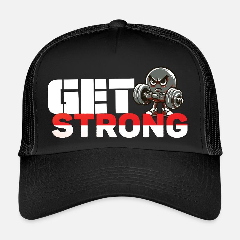 Get Strong - Trucker Cap - black/black