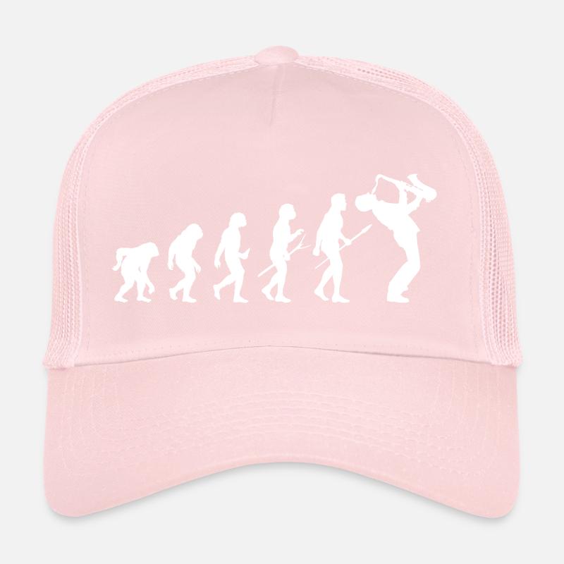 Saxophoniste Saxophoniste Evolution Drôle Casquette trucker 