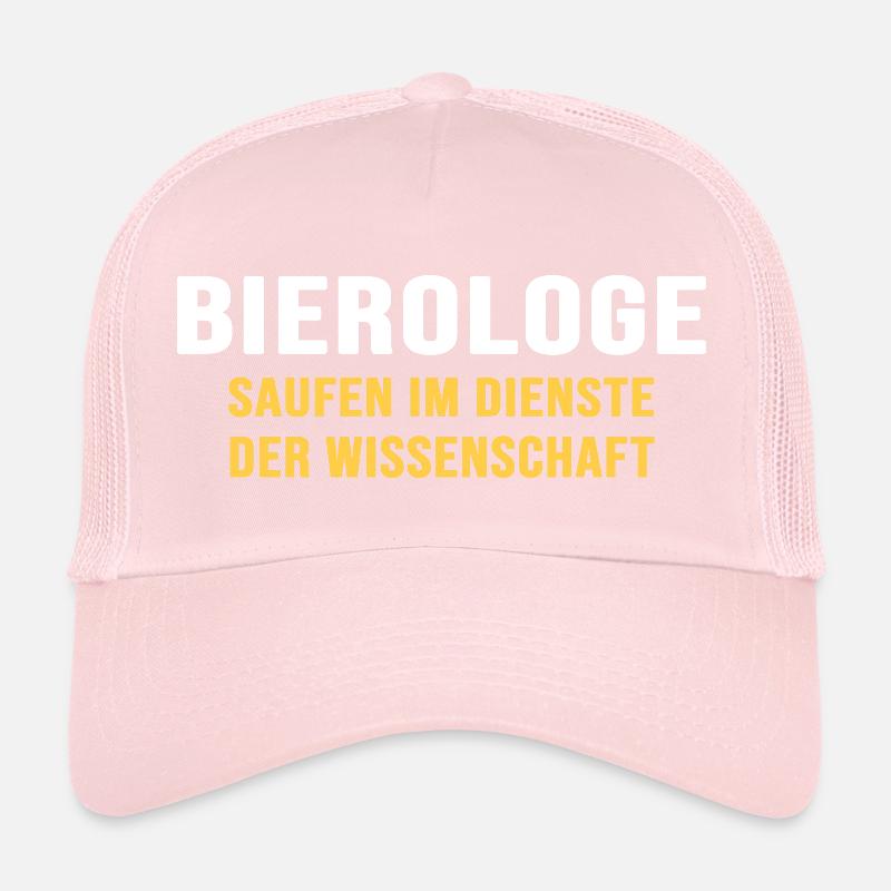 bier biergarten bierologe trinkspruch Trucker Cap