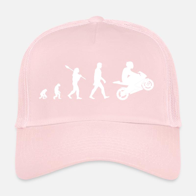 Racing machine motorcycle evolution color selectable Trucker Cap