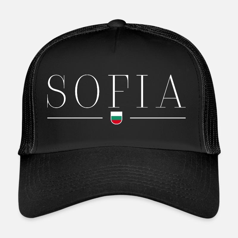 Sofia, Bulgarien Stil Design T-Shirt Trucker Cap