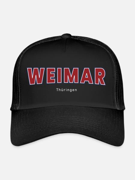 Weimar - Trucker Cap - Schwarz/Schwarz