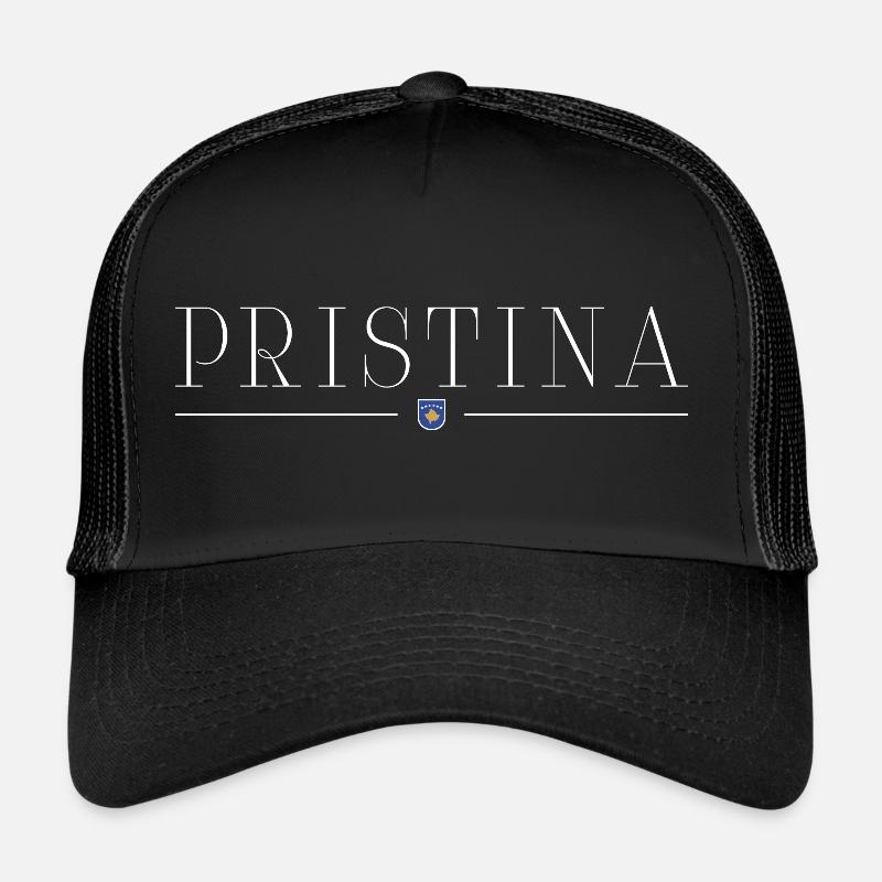 Pristina, T-shirt de conception de style Kosovo Casquette trucker 