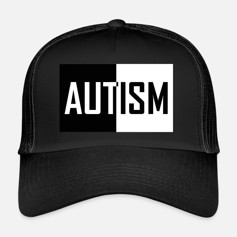 Autismus - Trucker Cap - Schwarz/Schwarz