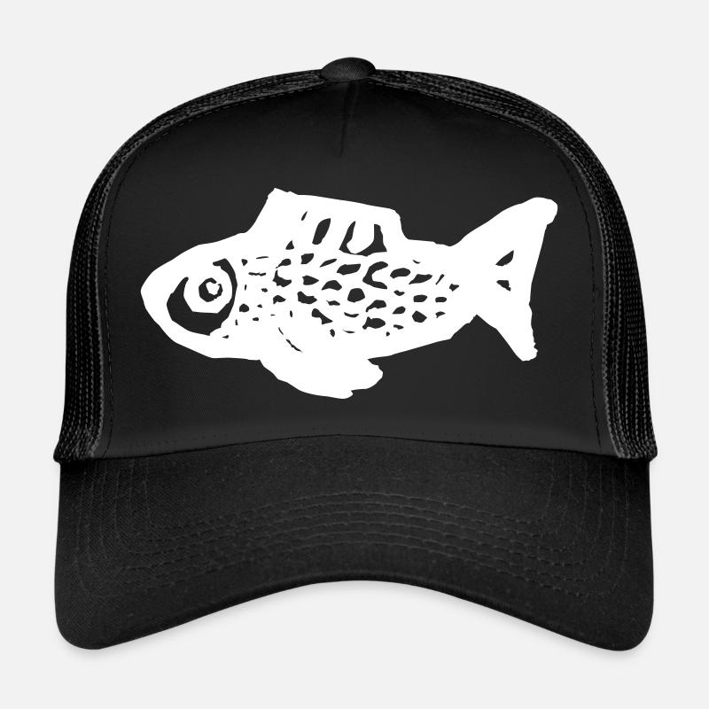 Just swim fish - Trucker Cap - black/black