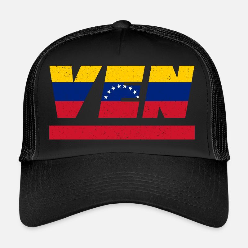 Venezuela Drapeau drapeau VEN Casquette trucker 