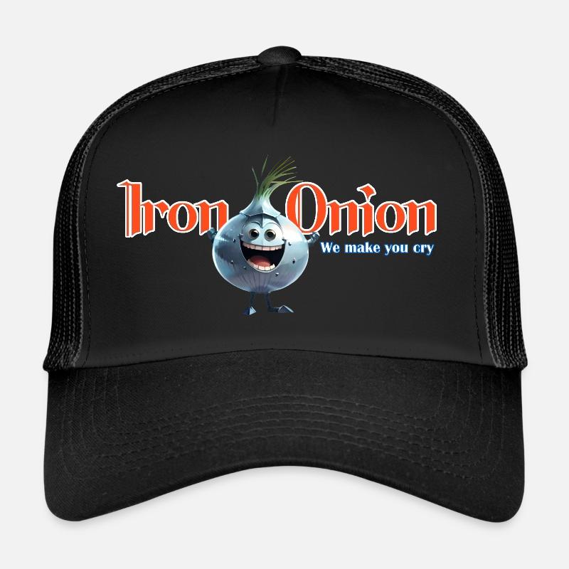 IronOnion rouge médiéval Casquette trucker 