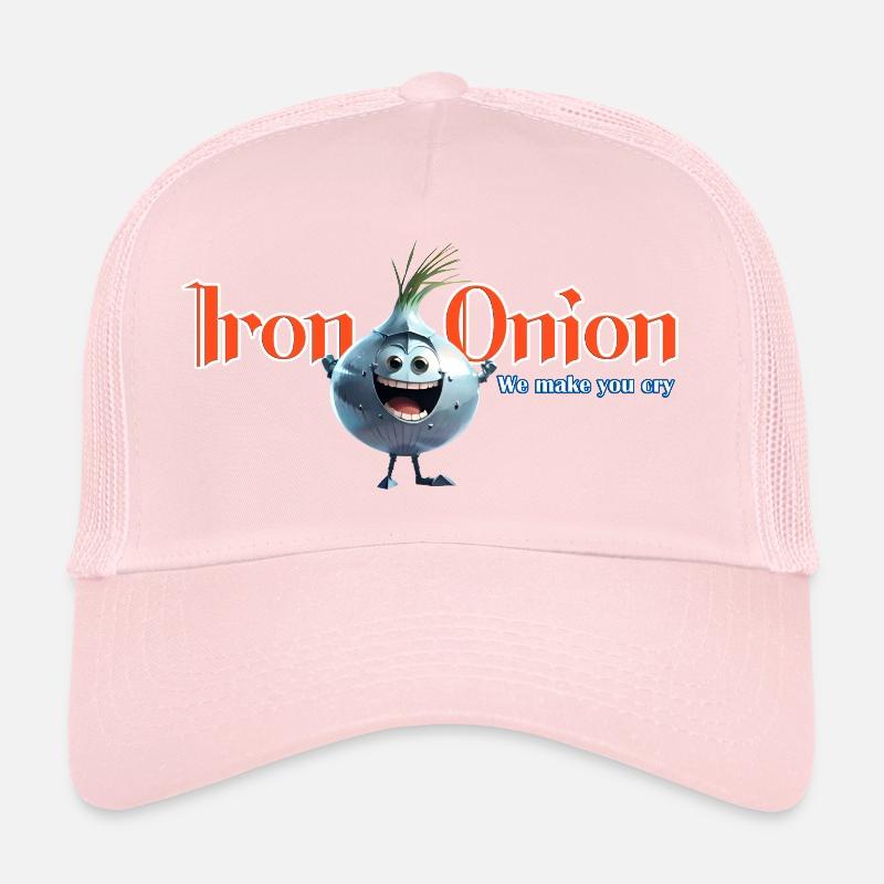 IronOnion rouge médiéval Casquette trucker 