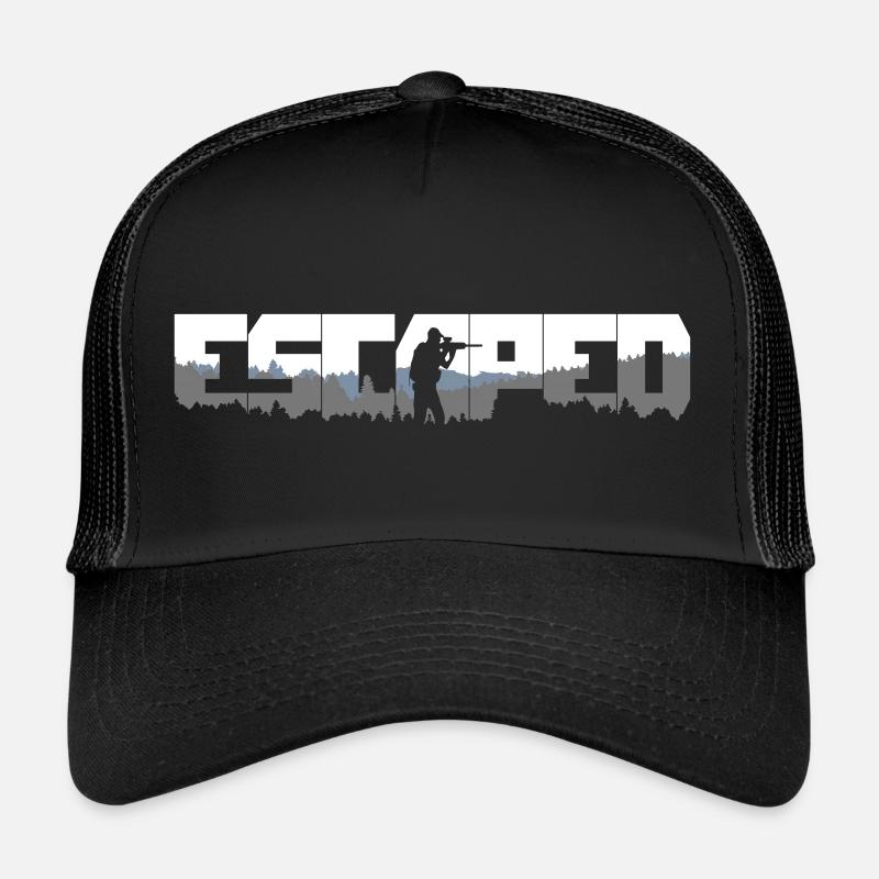 Escape from Woods - Trucker Cap - black/black