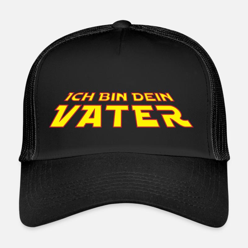 Ich bin dein Vater 2C Farbwechsel - Trucker Cap - Schwarz/Schwarz