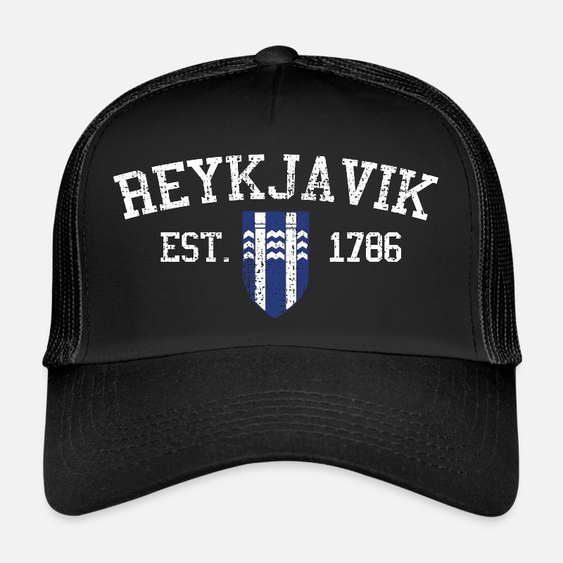 REYKJAVIK RETRO SHIRT Casquette trucker 