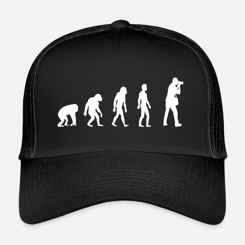 Evolution Photographe Appareil photo Casquette trucker 