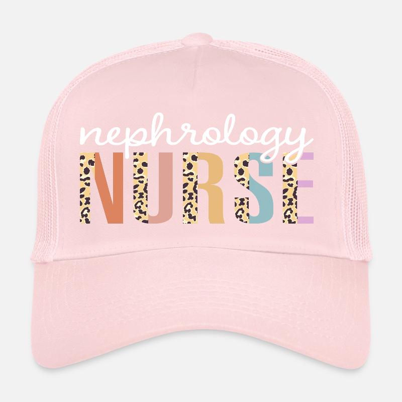 Léopard Infirmière En Néphrologie Casquette trucker 