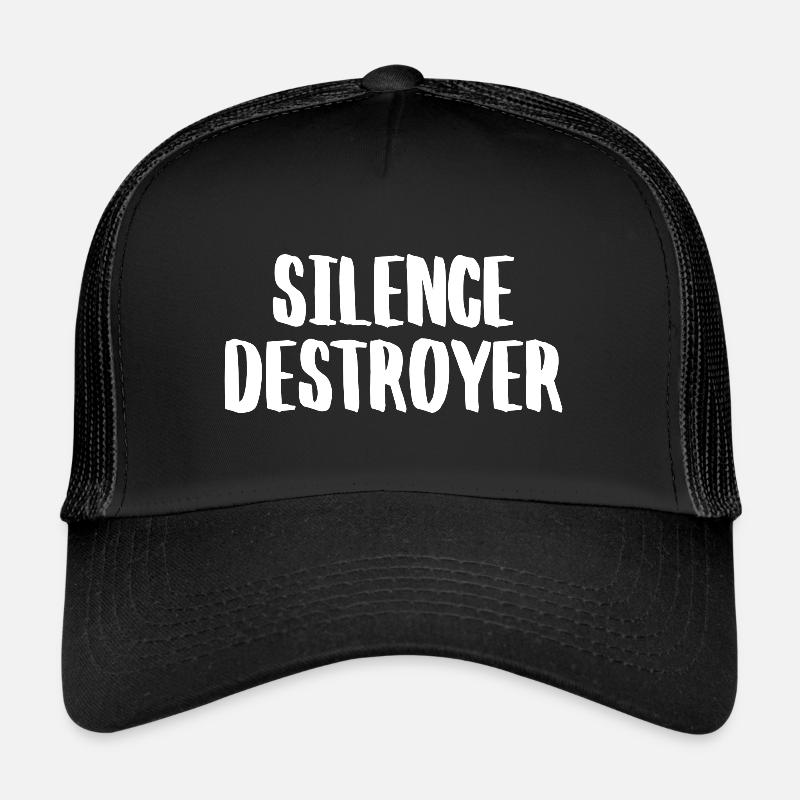 Silence Destructeur de silence Casquette trucker 