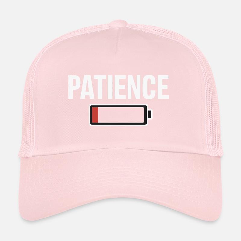 Battery Battery Patience Work Stress Trucker Cap