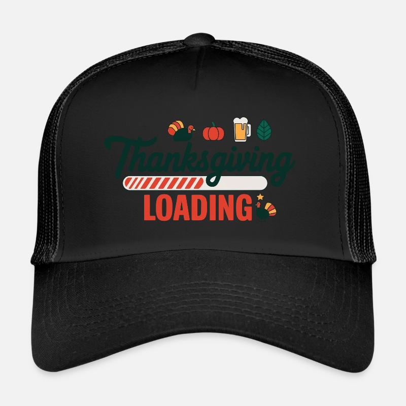 Thanksgiving Loading Erntedankfest Ladebalken Trucker Cap