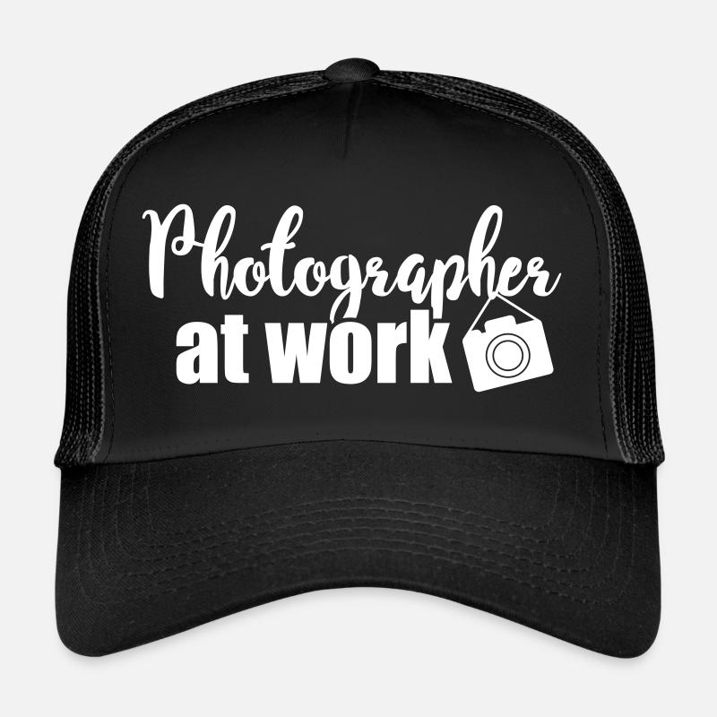 Photographer at work Casquette trucker 
