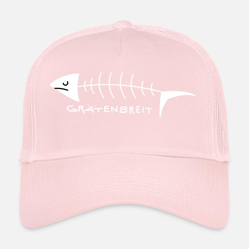 Funny herringbone wide Trucker Cap