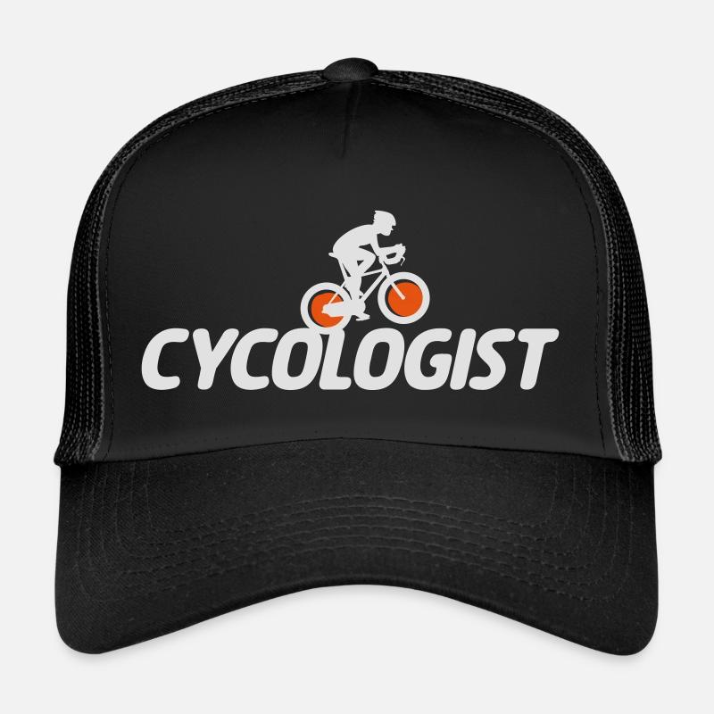 CYCOLOGIST - Bicycle - Trucker Cap - black/black