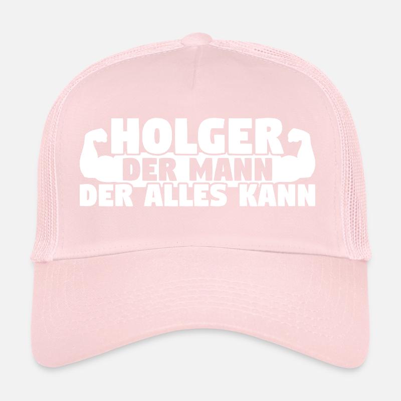 Holger Der Mann Der Alles kann Trucker Cap