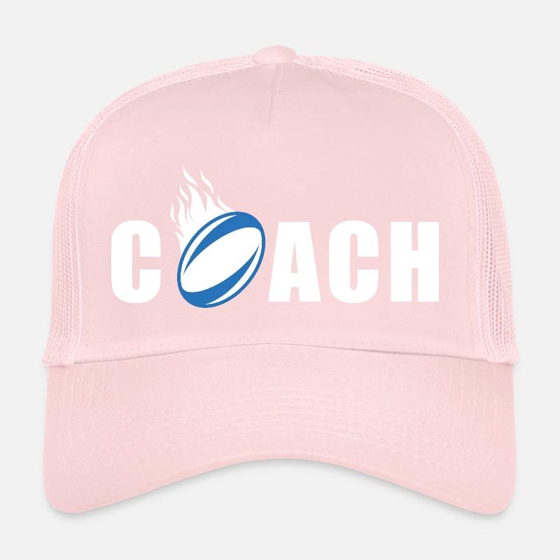 Trainer der Rugby-Mannschaft Trucker Cap