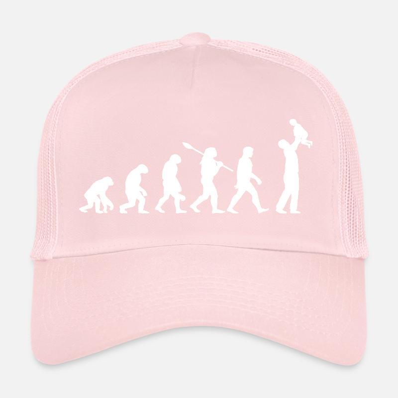 Évolution Du Singe Au Papa Cadeau Casquette trucker 