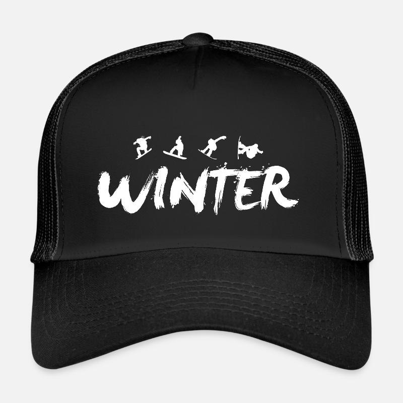 Snowboarding Snowboarder Snowboard Winter Trucker Cap