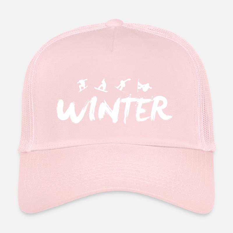 Snowboarden Snowboarder Snowboard Winter Trucker Cap