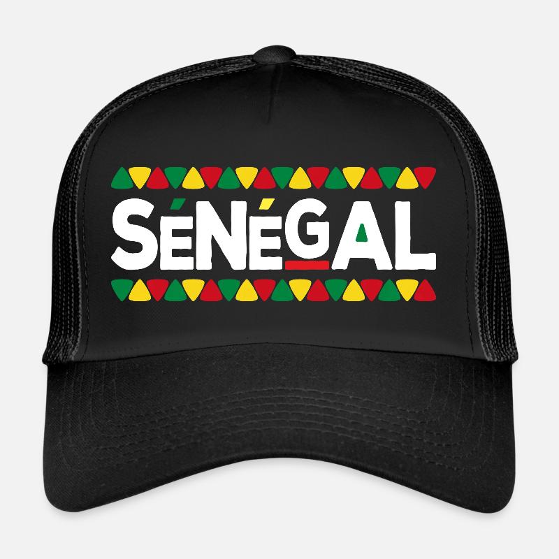 Sénégalais Drapeau Sénégal Casquette trucker 