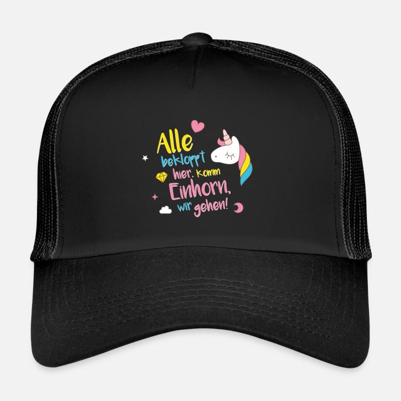 Einhorn - Komm wir gehen Trucker Cap