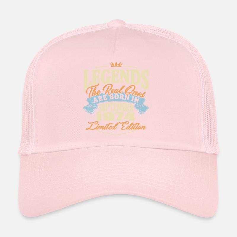 Echte Legenden werden im September 1974 geboren Trucker Cap