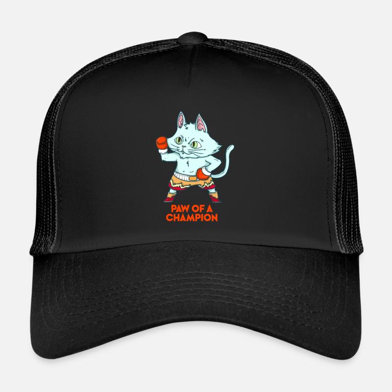 Boxer de gueule de chat Casquette trucker 