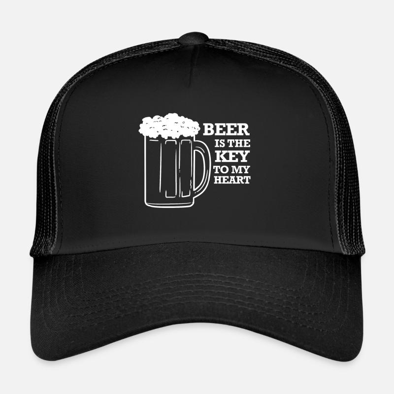 Bier Schlüssel Pils Herz Bierliebe Geschenkidee Trucker Cap