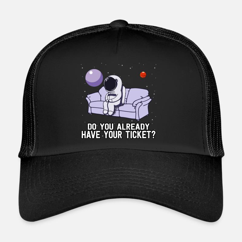 Planet Astronaut Space Space Idée cadeau Casquette trucker 