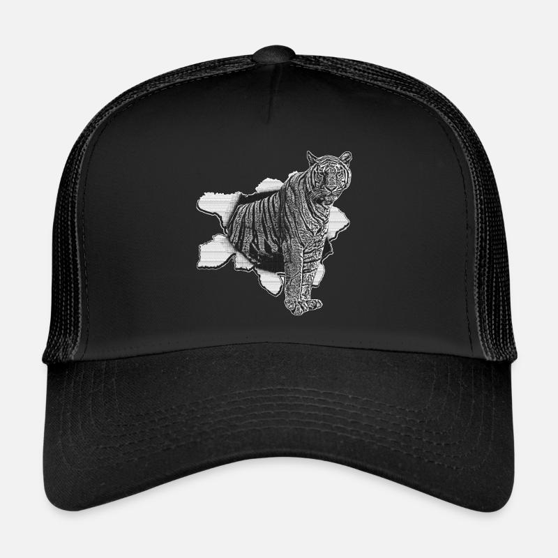 Tiger Tiger Tiger Zoo Animal 3D effect Trucker Cap