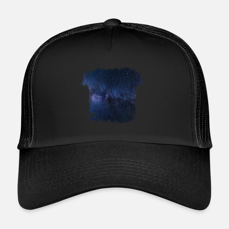 stars sky night watching dark gift Trucker Cap