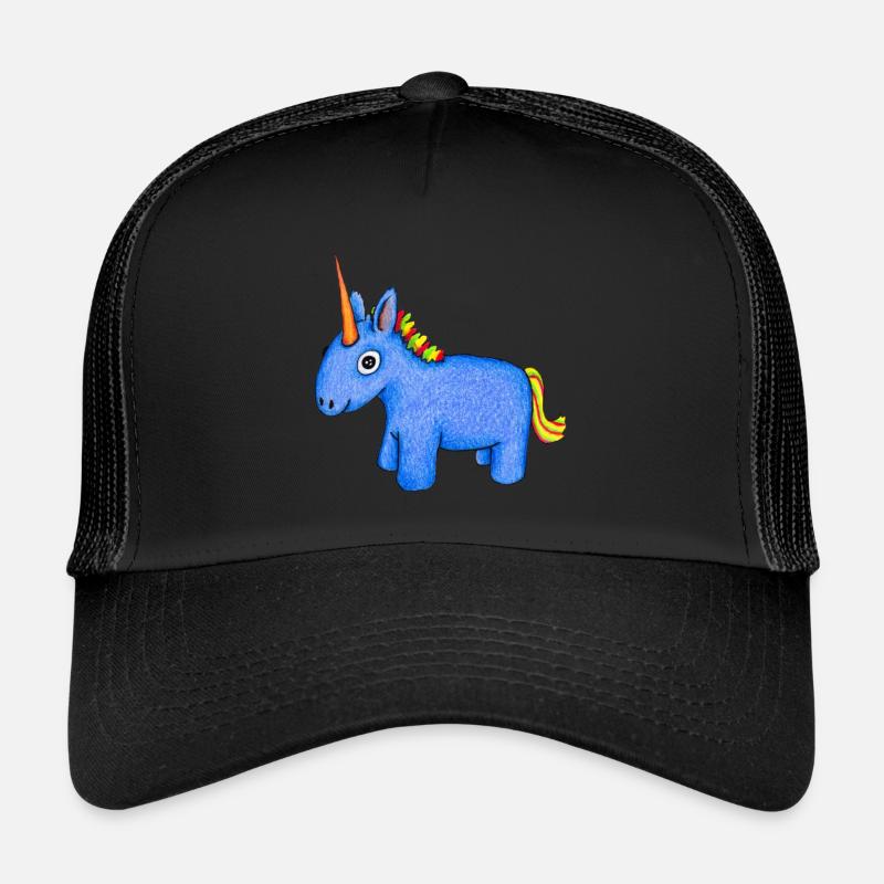 Einhorn knuffig Zeichnung Trucker Cap