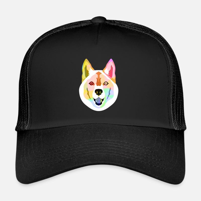 Hund - Trucker Cap - Schwarz/Schwarz
