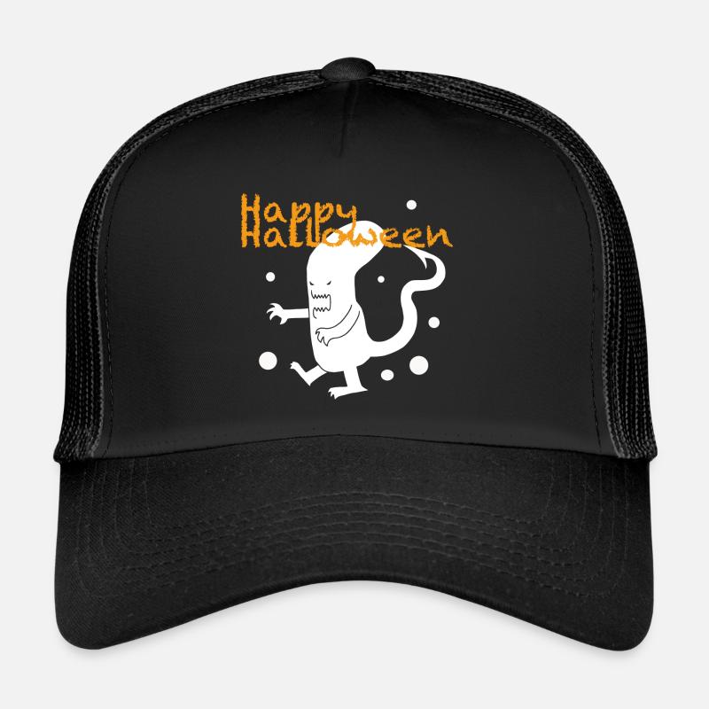 Halloween monstre blanc Casquette trucker 
