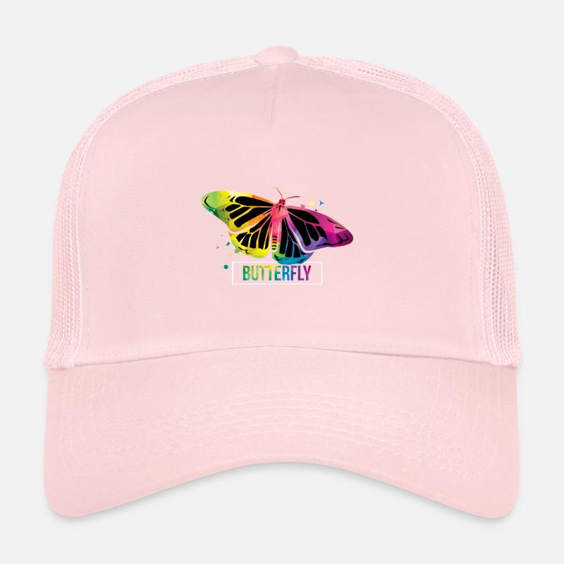 Cadeau chenille papillon Casquette trucker 