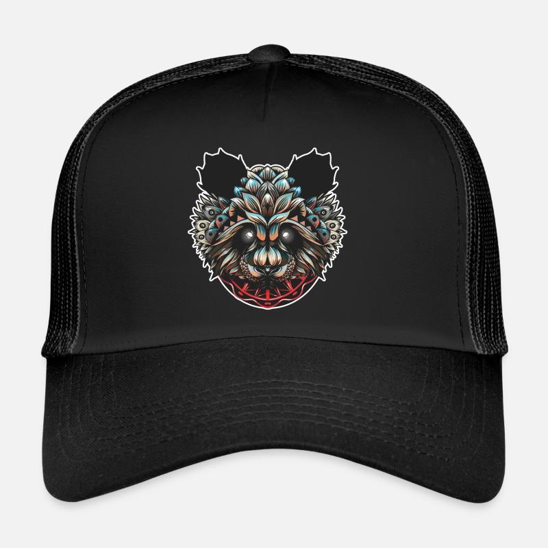 Couleur panda Casquette trucker 