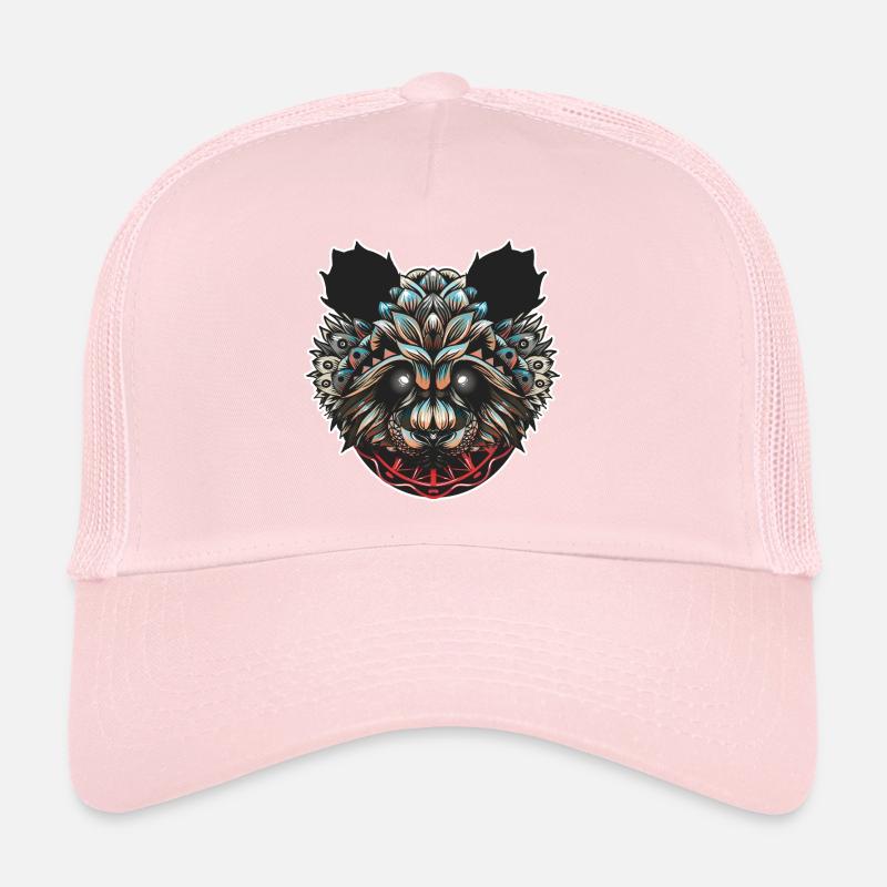 Couleur panda Casquette trucker 