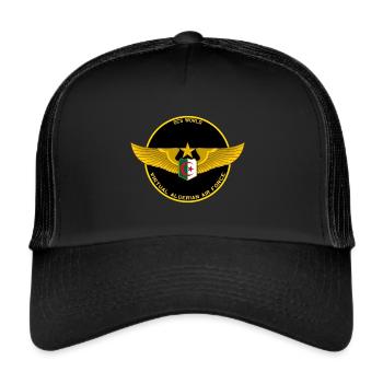 Virtual algerian air force - Casquette trucker  - noir/noir - Devant