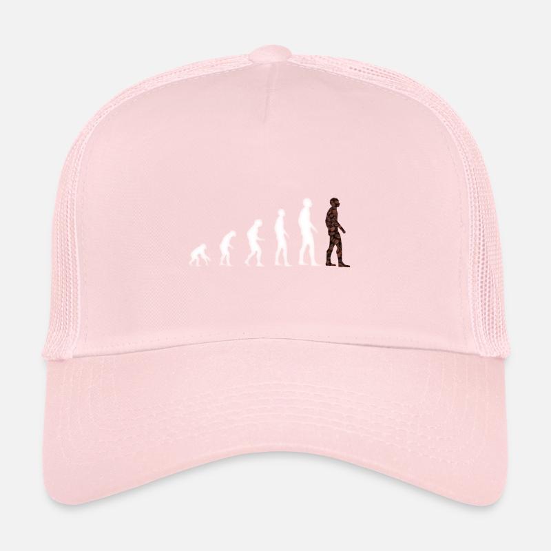 Evolution of Human Trucker Cap