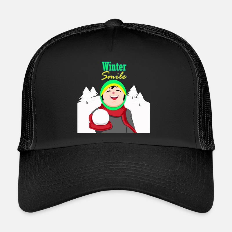 Winter Freuden, Winterspaß, Winter Smile Trucker Cap