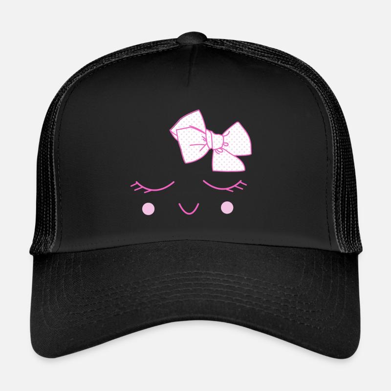 Kinder - Trucker Cap - Schwarz/Schwarz