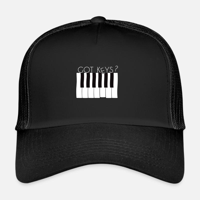 Musik - Trucker Cap - Schwarz/Schwarz