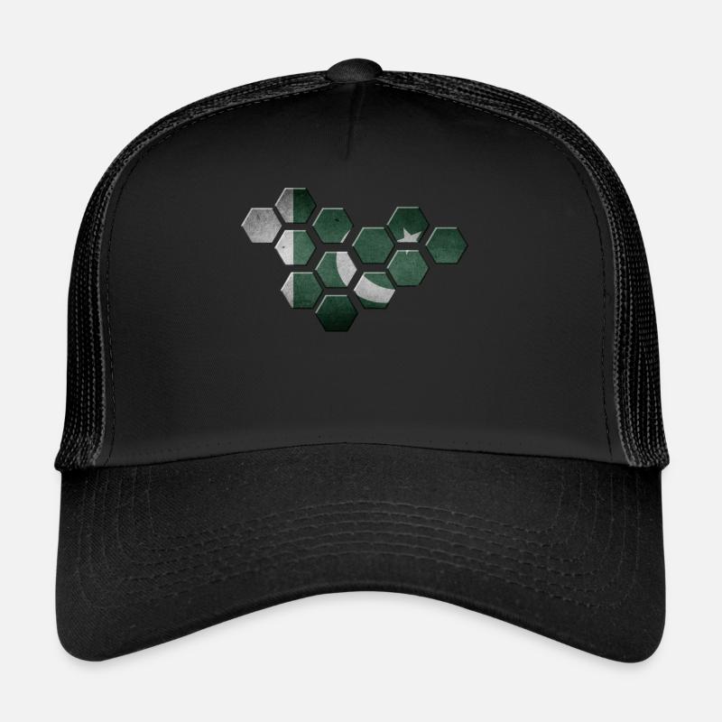 Pakistan - Trucker Cap - Schwarz/Schwarz
