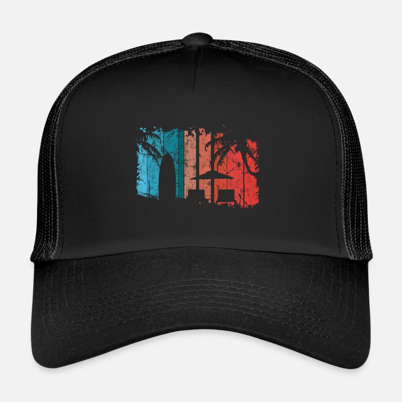 plage Casquette trucker 